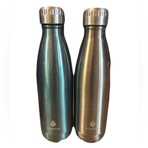 Manna 17 Oz Stainless Steel Water Bottles Pair
